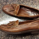 Men’s Sz. 10M Cole Haan Brown Leather Tassel Slip On Loafers