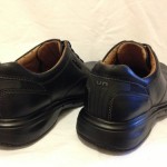 Clarks Structured Lace Up Oxford Shoes Black Mens 11 M *Excellent