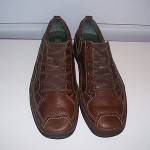 Clarks Mens Brown Leather Lace Up Oxfords Shoes 78699  SIZE 9.5 MEDIUM