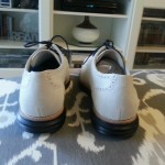 Men’s Cole Haan Lunargrand suede Wingtip ivory/black 11 M New