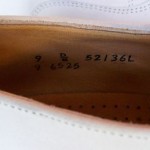 COLE HAAN Off-White Buckskin Leather Cap Toe Oxford Shoes 9 D/B NRNU