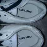 Diesel Mens Lounge White Casual Lace Up Sneakers Shoes NWT  size  10