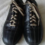 COLE HAAN NIKE AIR MENS BLACK LEATHER OXFORD SHOES SIZE 9 M