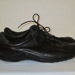COLE HAAN Mens DRIVING Black Leather Oxford SNEAKERS Used SHOES Size 9.5