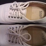 MENS VANS VAULT LX SPECTATOR WHITE LEATHER OTW SZ 9.5 ERA AUTHENTIC WINGTIP