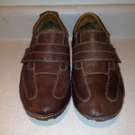 COLE HAAN NIKE AIR BROWN LEATHER SLIP-ON VELCRO DRIVING LOAFERS G SERIES 10.5 M