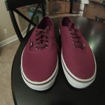 vans: men size: 11 deep red brand new