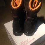 NEW 95553 Timberland PRO Men’s Rigmaster Safety Boots Brown Size 9.5 Medium