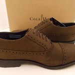 Cole Haan Mens Air Stanton Oxford Size 9 Brown Waterproof New $198msrp