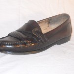 Cole Haan Mens Pinch Buckle Burgundy Slip-On Business Casual Dress Loafers Shoes