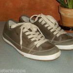 VINTAGE COLE HAAN MENS SOFT LEATHER LOW TOP SNEAKERS TAUPE 11 M HIPSTER