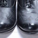 COLE HAAN C09149 NIKE AIR 9.5 M Pitney Wingtip Oxford black leather shoe TON