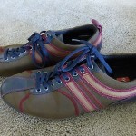 HUGO BOSS Orange Label Brown, Burgundy, Tan Sneakers Men’s 8 (Euro 41) Orlon
