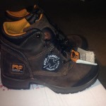 NEW 95554 Timberland PRO Men’s Safety Boots Brown Size 7.5 medium