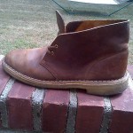 Clarks Clark Mens Desert Boot 78358 Leather Chukka Boots [ Beeswax ]