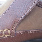 Cole Haan Nike Air Nubuck Leather Synthetic Sole Brass Shoes Loafers SZ 7 M