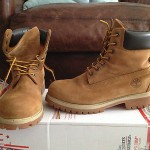 Timberland Construction Boot, Mens Size 7M, 6 Inch WaterProof, Color Rust Nubuck