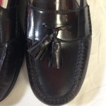 Cole Haan Burgandy Tassel Loafer Leather Slip on Dress Shoe GUC 12 D Wide