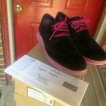 Cole Haan Lunargrand Oxford Pink/Black sz.10
