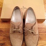 Cole Haan Tan Suede Wintip Oxfords Size 9