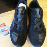 NEW with Box DIESEL NIIGATA Mens shoes size 11 solid black suede ortholite 0087