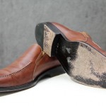 COLE HAAN LOAFER Slip-On Casual Dress Shoe 11 M Brown Leather APRON TOE C06402