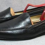 BRAGANO by COLE HAAN black leather DRESS / CASUAL LOAFERS sz 10 N