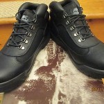 MENS TIMBERLAND BLACK FIELD BOOTS SIZE 10