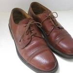 COLE HAAN Mens Brown Leather Lace up Cap Toe Size 9 D Made in Italy!