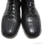 COLE HAAN MENS BLACK LEATHER SNEAKERS SHOES SIZE 11.5 M