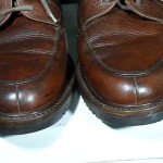 Cole Haan Mens 8.5M Brown Pebbled Leather Split Toe Lace up Oxford Shoes