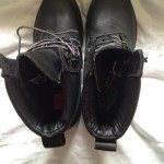 Timberland Black Leather Gore-tex High Boots 9.5m Mint