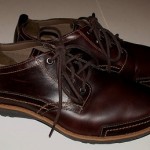 Mens Size 10M TIMBERLAND Dark Brown Leather Lace-Up Tie Casual Shoes