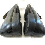 COLE HAAN Nike Air Size 9 M Men’s Split Toe Black Leather Loafer Shoes