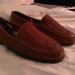 Cole Haan woven loafers