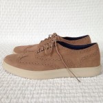 Cole Haan Mens Tan Suede Bergen Size 10.5 Casual Oxford Lunargrand Worn Once EUC