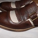 NIB MR. WOLF Canvas / Leather Wing Tip Shoes 10 – 10.5 (It. 43)  Cole Haan