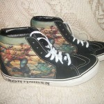 Vans IRON MAIDEN THE TROOPER Off the Wall Skate Hi Top Sneakers Sk8-Hi Shoes