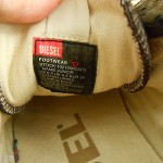 8.5 Diesel Brown Canvas Rubber Toe Corduroy Men’s Casual Great for School