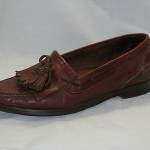 COLE HAAN Country LOAFERS Shoes Kiltie TASSEL Brown Size 9.5 Men’s