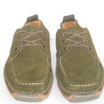 J-Shoes mens 8 vintage oxfords clarks used green suede