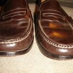 COLE HAAN brown leather penny loafer mocassins 9.5M