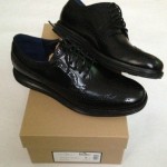 Cole Haan Nike LunarGrand Long Wingtip Black/Black sz 8 BNIB Limited