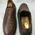 COLE HAAN NIKE AIR MEN’S DRESS SHOE SIZE 13 M BROWN LEATHER USED