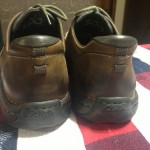 Mens CLARKS Brown Leather Casual Oxfords Shoes Size 10.5M Euc!