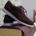 Cole Haan Fragment LUNARGRAND WINGTIP Moro Brown Suede Shoes 10.5 Rare Limited