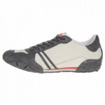 Diesel Solar Men’s Fashion Sneaker White Grey Orange