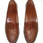 Cole Haan Resort Mens Size 9D Light Brown Woven Loafers Slip On Shoes