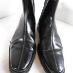 COLE HAAN black leather Chelsea Beatle pull-on 7.5” boots 10 ½ 10.5D
