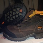 NEW 95554 Timberland PRO Men’s Safety Boots Brown Size 7.5 medium